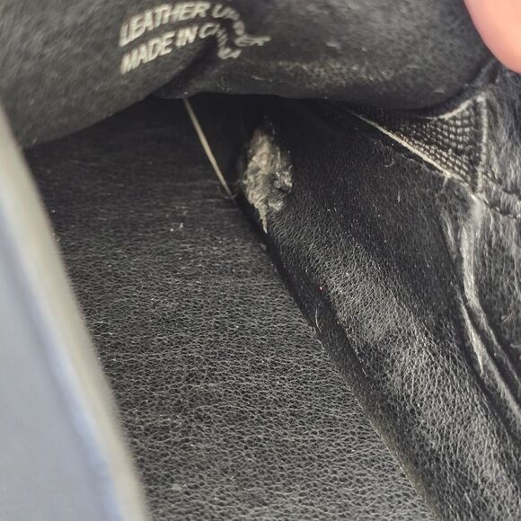 J/SLIDES Women's 7.5 Black Leather Casual Slip On Sneakers - Picture 15 of 15